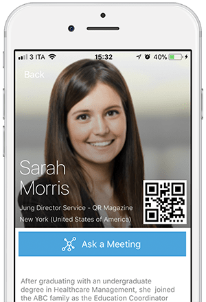 App community SharEvent con area personale e profilo del membro