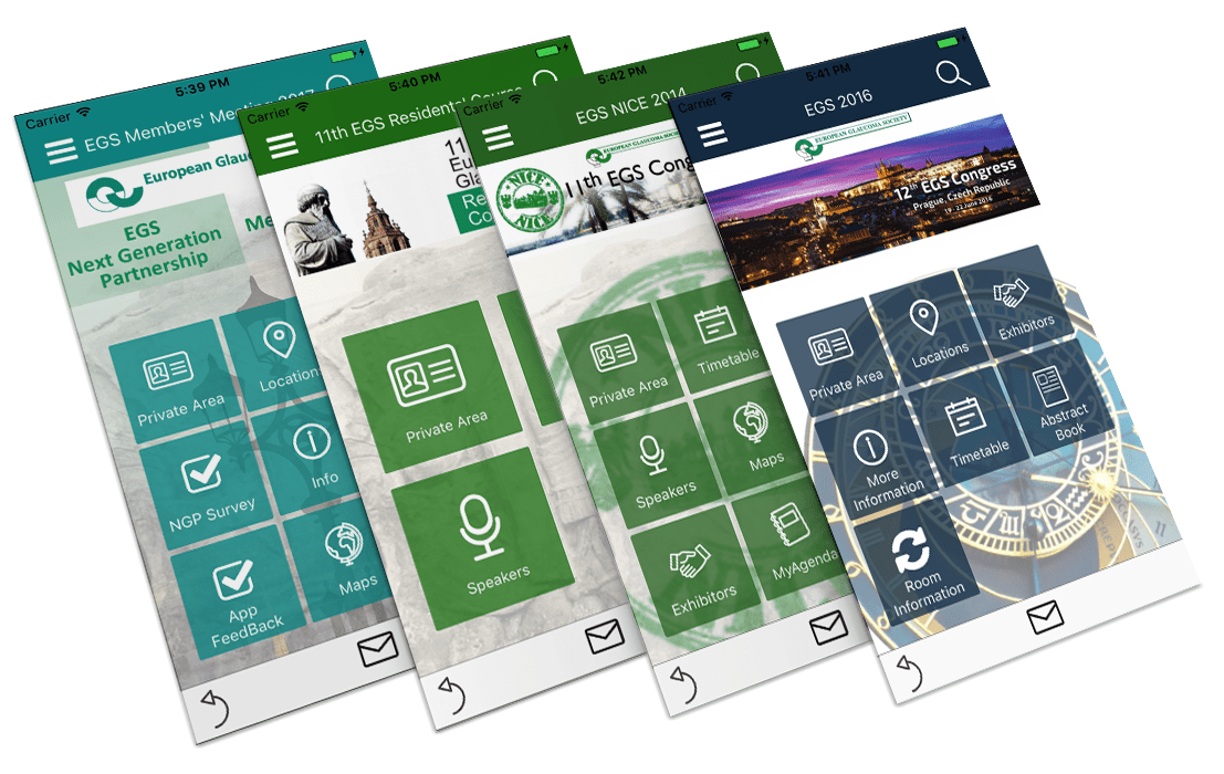 App multievento SharEvent con più eventi raccolti in un'unica app