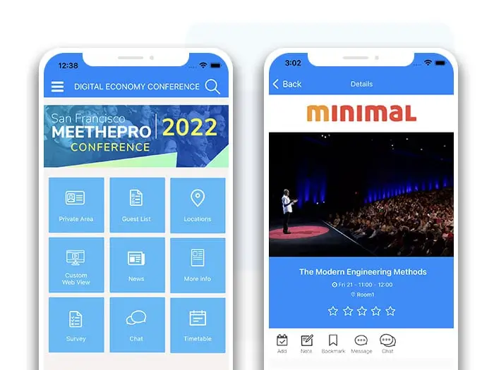 App multievento SharEvent con contenuti dell'evento sempre disponibili