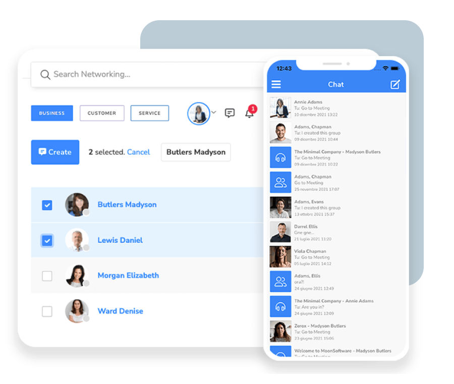 App SharEvent con networking e chat tra i partecipanti dell'evento
