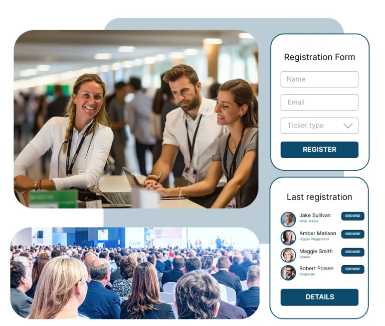 Registrazione dei partecipanti a un roadshow con form di iscrizione SharEvent
