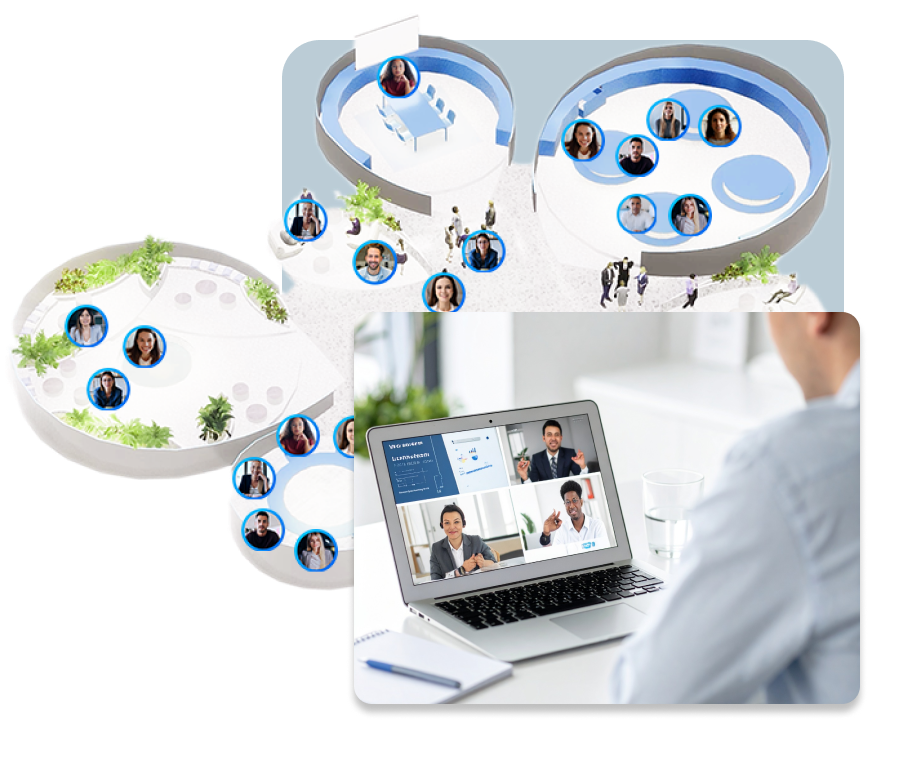 Job fair virtuale con spazi 3D e videocall tra recruiter e candidati su SharEvent