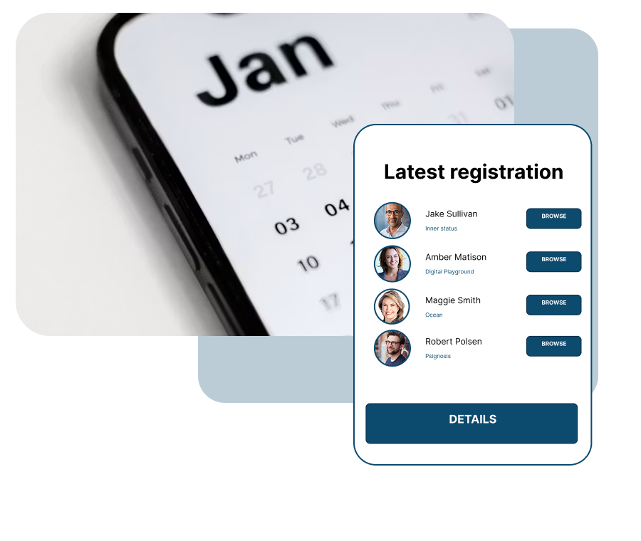 App SharEvent per la gestione e la registrazione degli ospiti dell'evento