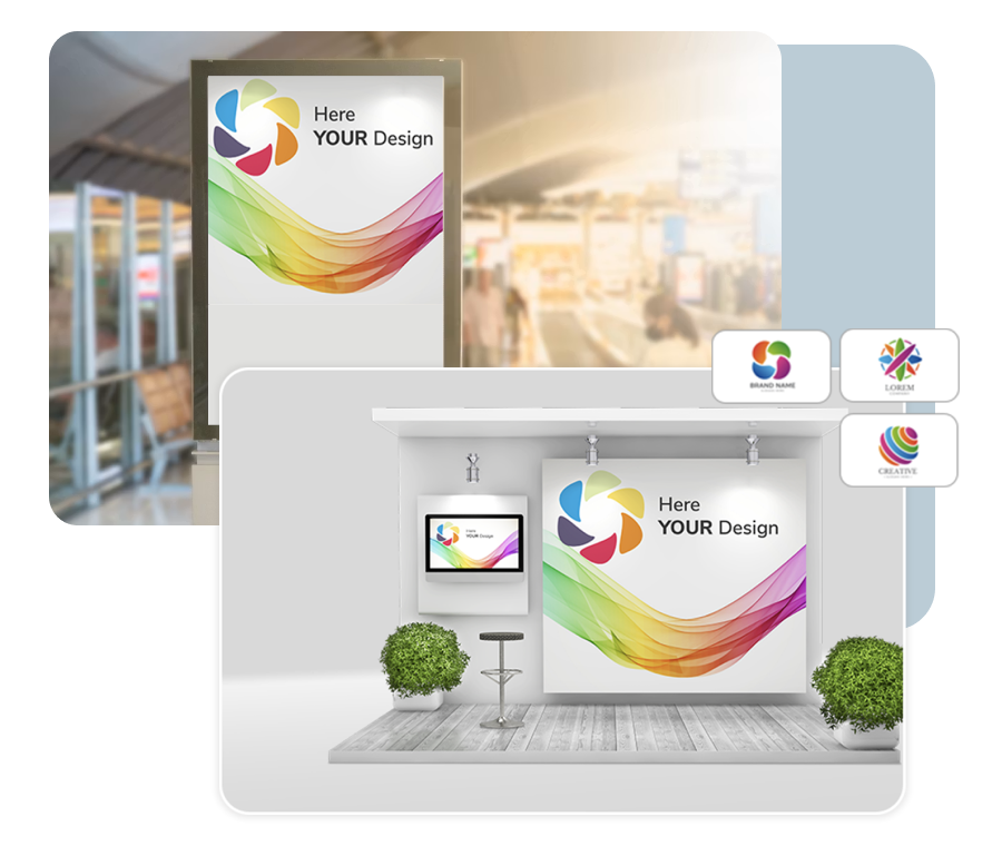 Stand virtuale brandizzato SharEvent